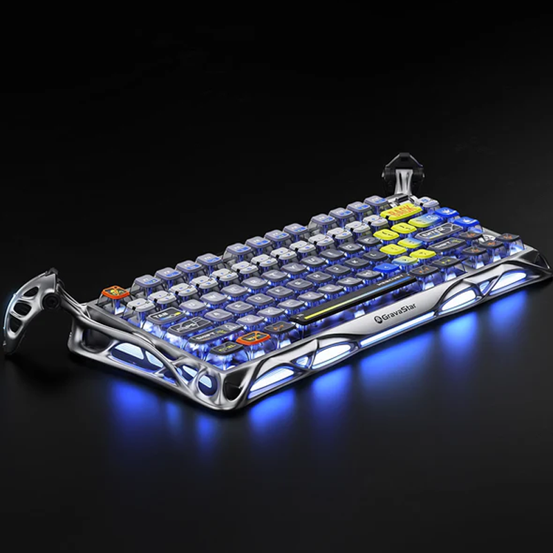 خرید کیبورد گیمینگ گراوا استار K1 Pro - Interstellar Silver